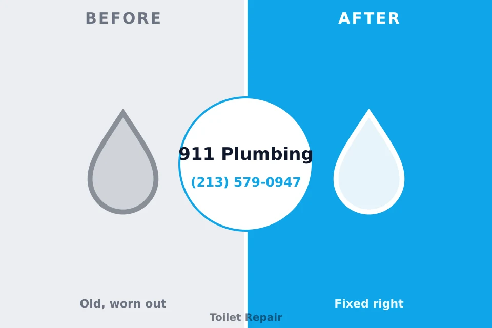 Before and after: plumbing repair Air Force Academy, CO